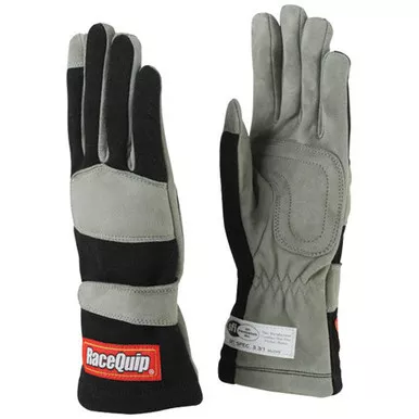 Racequip Gloves Single Layer Small Black SFI 351002