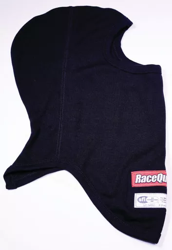 Racequip Headsock FR Black Double Layer SFI 3.3 433992