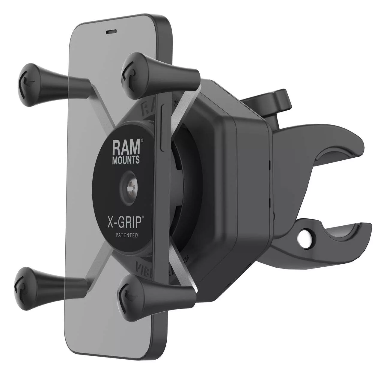 RAM Mounts X-Grip Phone Mount with Vibe Safe and Small Tough Claw