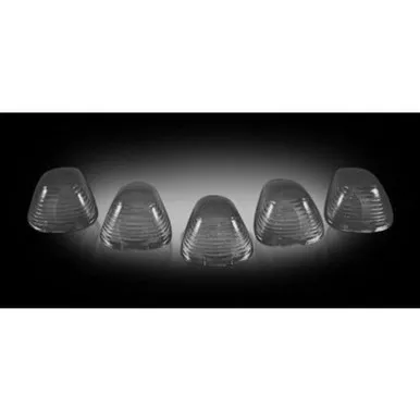 Recon 264142BK Smoked Cab Roof Light Lenses fits Ford Super Duty