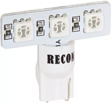 Recon 264280AMX 3-Watt White LED Cab Light Bulbs fits 1999-2016 Super Duty