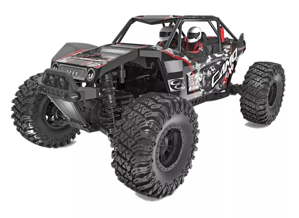 Redcat Camo X4 PRO Rock Racer 1/10 Scale (Brushless) Battery & Charger Sold Separately