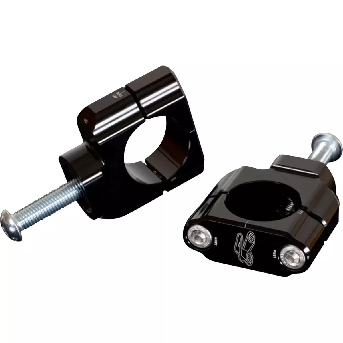 Renthal 36Tech Handlebar Mounts Bar Mount 36Tech 5 Mm Offset – CL063 For KTM Dirt Bikes 2023-2026 | Gas Gas Dirt Bikes 2024-2026