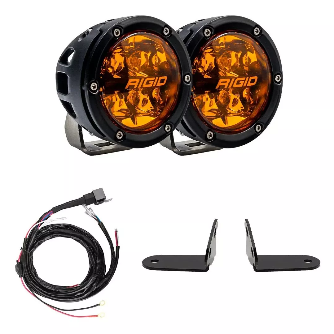 Rigid 360-Series Amber Pro A-Pillar Light Kit Polaris RZR Pro R / Turbo R 2017-2026