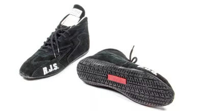 RJS Redline Shoe Mid-Top Black Size 6 SFI-5 500020152