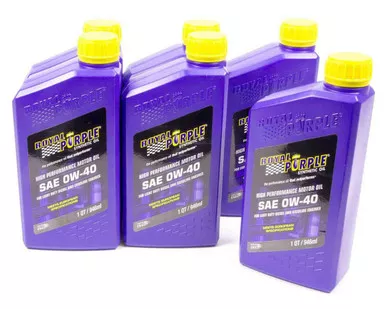 Royal Purple 0w40 Multi-Grade SAE Oil Case 6x1qt Bottles 6484