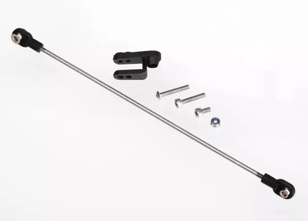 Rudder Pushrod & Servo Horn with Hardware for Spartan