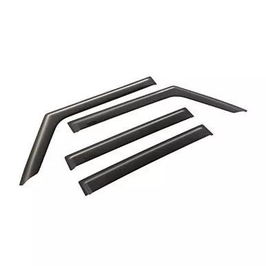 Rugged Ridge 11349.17 Window Visors, Matte Black