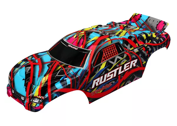 Rustler Hawaiian GraphicsBody (Painted, Decals Applied)