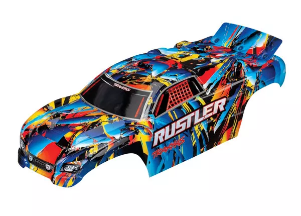 Rustler Rock n' Roll Body (Painted, Decals Applied)