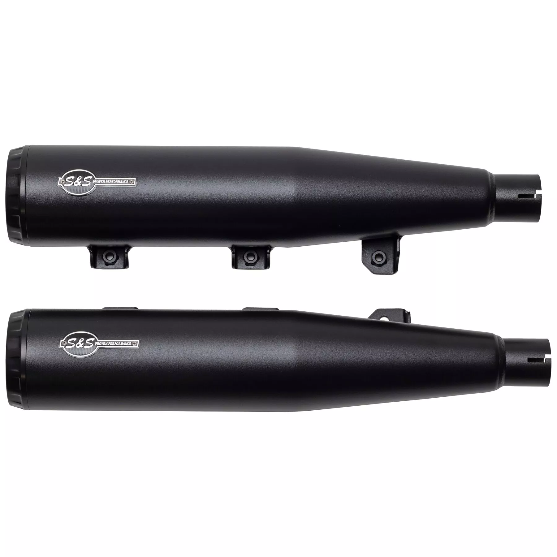 S&S Cycle Grand National Slip-On Mufflers For Indian Scout 2019-2024