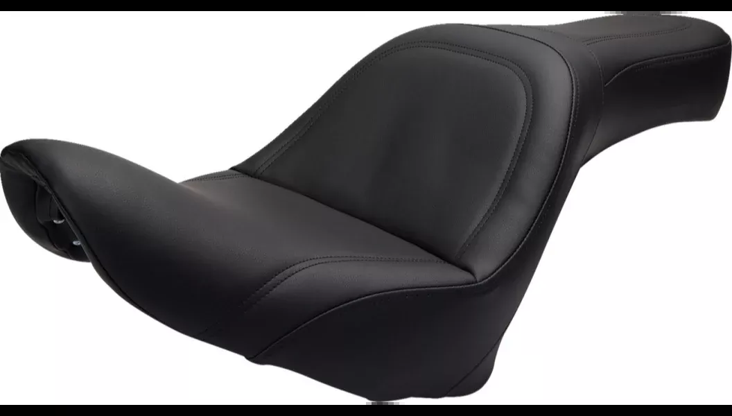 Saddlemen King Seat Black W/O Backrest for Harley 06-10 FXST, 07-17 FLSTF/B