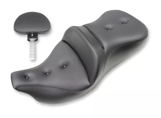 Saddlemen Roadsofa PT Pillow Top 2-Up Seat For Harley Touring 2008-2025