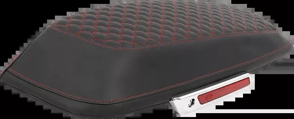 Saddlemen Saddlebag Lid Covers - Dragon Scale - Red Stitch - FLH/FLT '14-'25