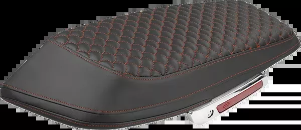 Saddlemen Saddlebag Lid Covers - Dragon Scale - Red Stitch - FLH/FLT '23-'25