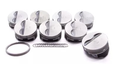 SBC Flat Top Piston Set 4.030 Bore -5cc 9908HC.030