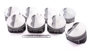 SBC Flat Top Piston Set 4.155 Bore -5cc 9911HC.030