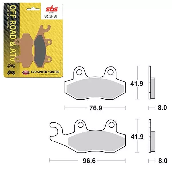 SBS ATV/UTV EVO Sinter Brake Pad (6450611100)