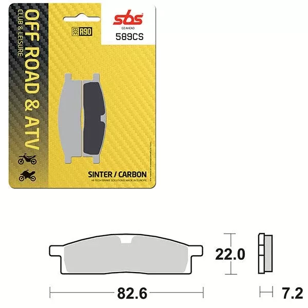 SBS Club, Trails & Leisure Carbon Brake Pad (6330589108)
