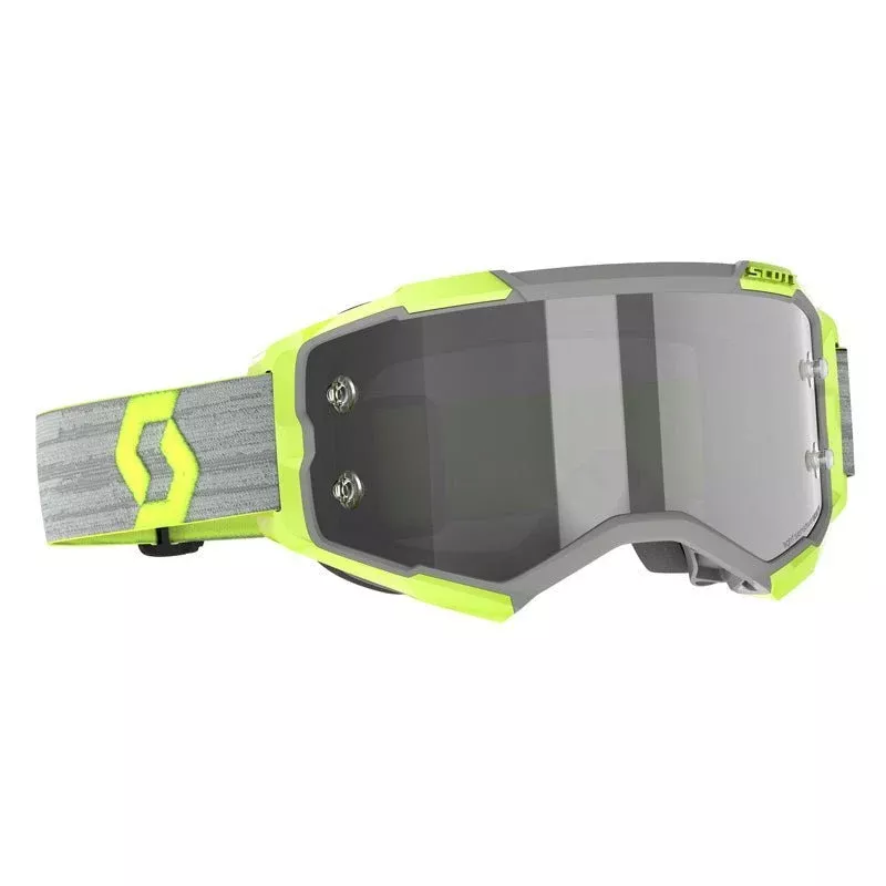 Scott Fury MX Goggles (Grey/Yellow Light Sensitive Grey Works)