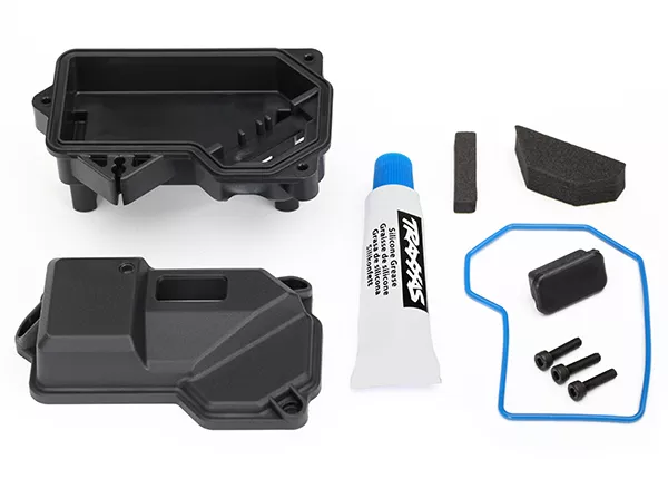 Sealed Receiver Box & Cover/ Access Plug/ Foam Pads/ Silicon Grease/ 2.5x10 CS (3)