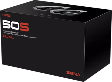 Sena 50S HD Bluetooth Mesh Comm System Sound By Harman Kardon Dual