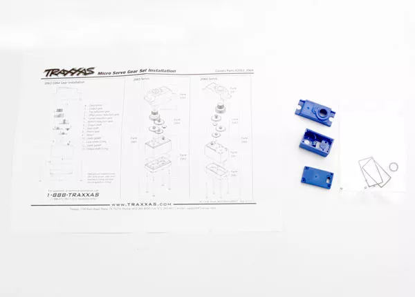 Servo Case/Gaskets (For 2065 Waterproof Sub-Micro Servo)