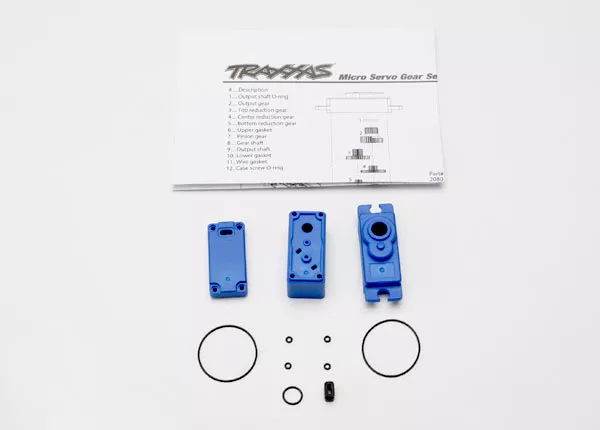 Servo Case & Gaskets for 2080 Micro Waterproof Servo