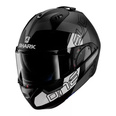 Shark Evo-One-2 Slasher Matte Black-Grey-White Helmet