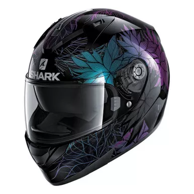 Shark Ridill Nelum Black-Chameleon-Black Helmet