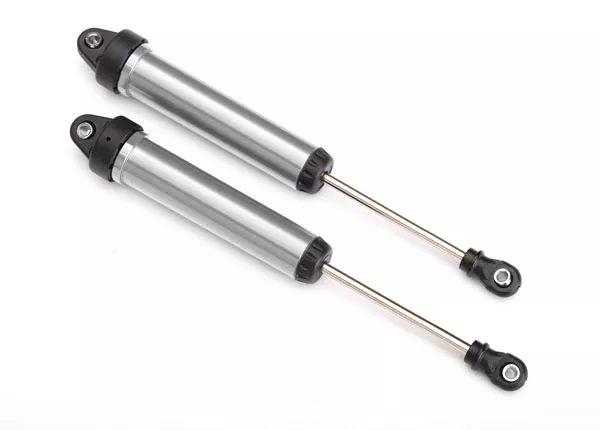 Shocks, GTR, 160mm, Aluminum (Fully Assembled w/o Springs) (Rear, No Threads) (2)