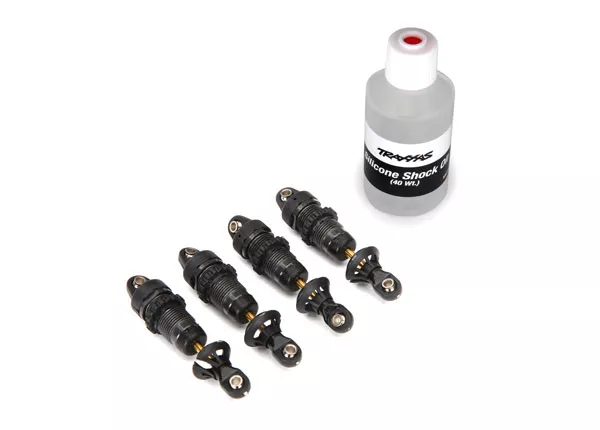 Shocks, GTR Hard Anodized, PTFE-Coated Bodies With TiN Shafts (Fully Assembled, without Springs) (4)