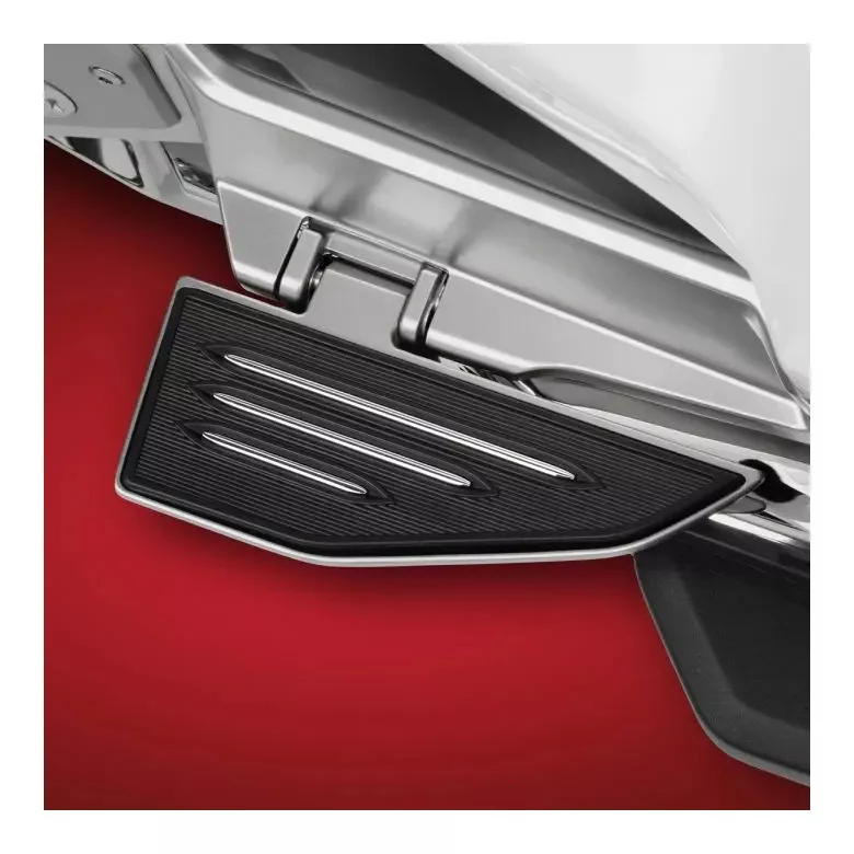 Show Chrome Commander Passenger Floorboard Inserts Honda Gold Wing GL1800 2018-2026