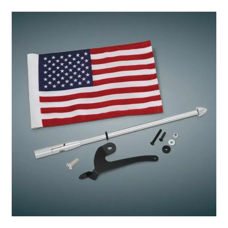 Show Chrome Folding Flag Pole Can-Am Spyder RT / F3 2017-2023