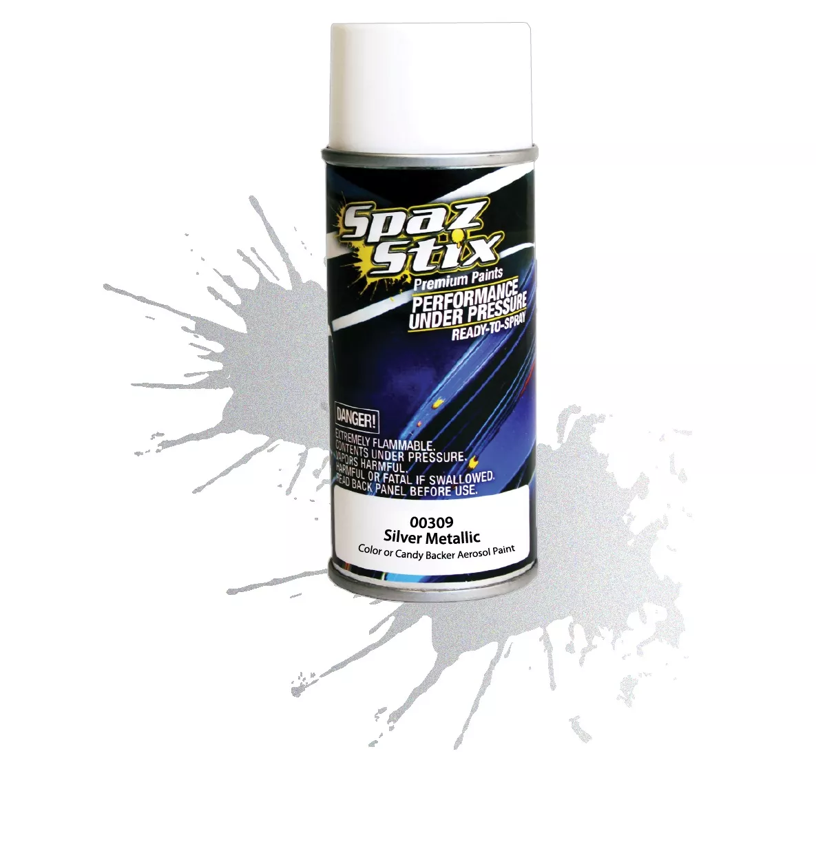Silver/"Candy" Backer, Aerosol Paint, 3.5oz Bottle
