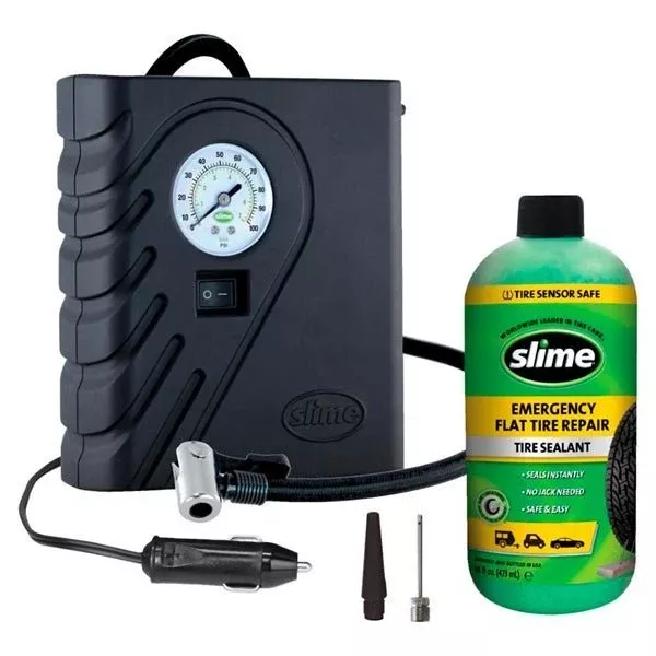 Slime Smart Repair Tire Kit With Air Compressor
