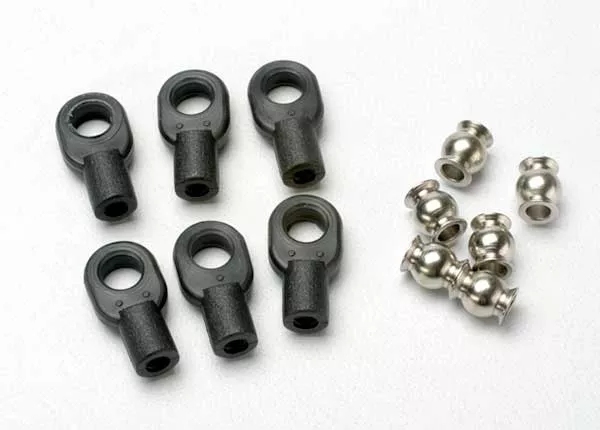 Small Rod Ends with Hollow Balls (6) for Revo Steering Linkage