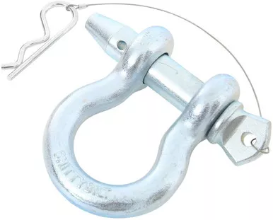 Smittybilt 13049 Quick Disconnect D Ring 3/4" Pin 4.75 Ton Rating Zinc Coated