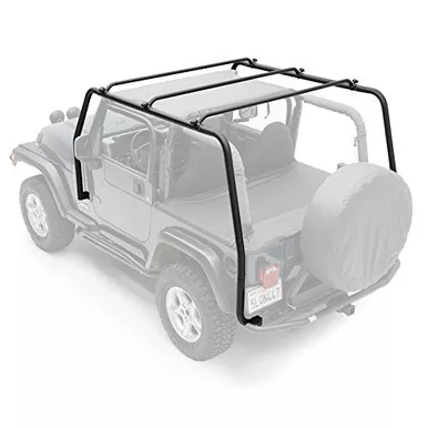Smittybilt 76713 SRC Roof Rack for 1997-2006 Jeep Wrangler TJ, Black