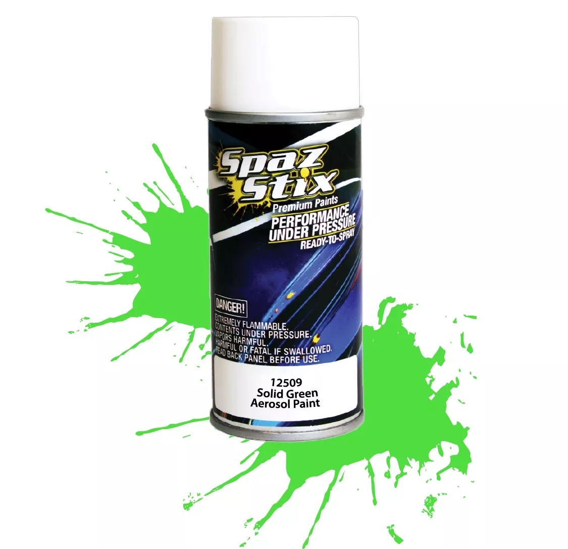 Solid Green Aerosol Paint, 3.5oz Can