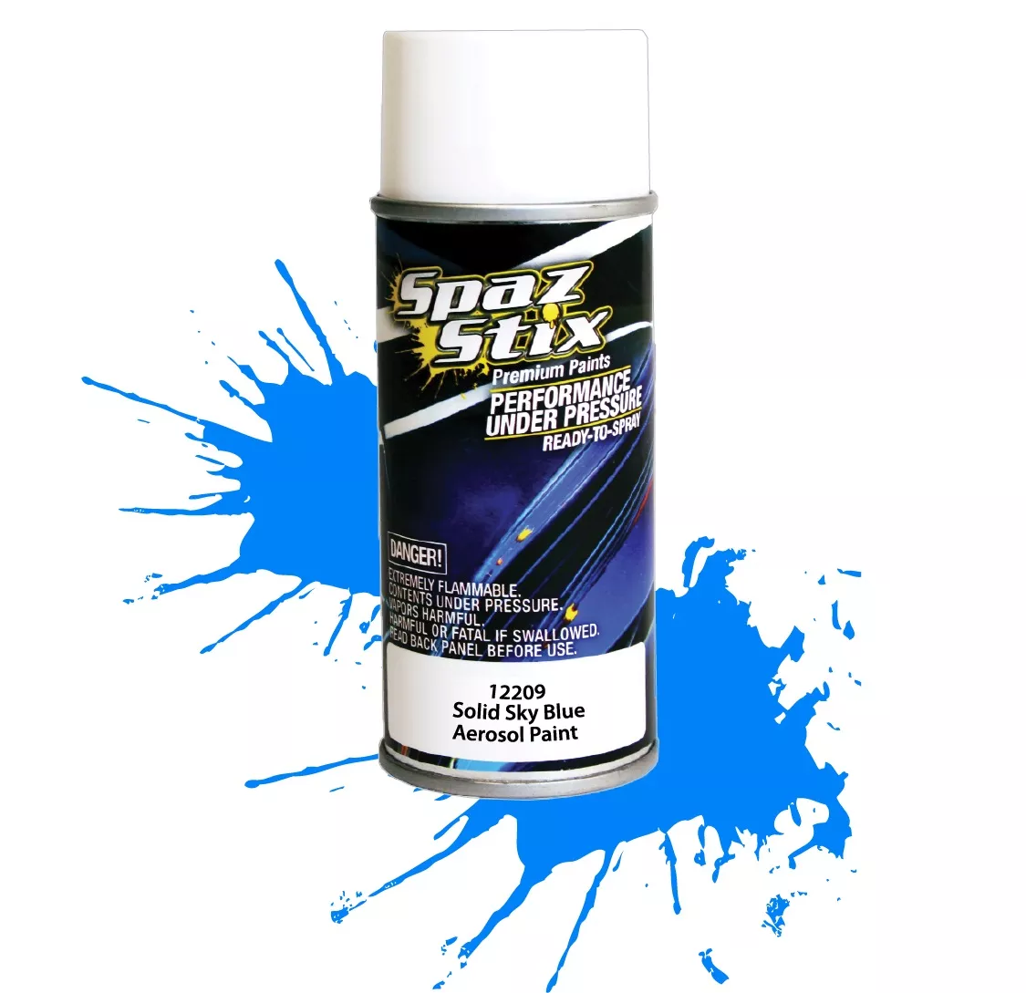 Solid Sky Blue Aerosol Paint, 3.5oz Can