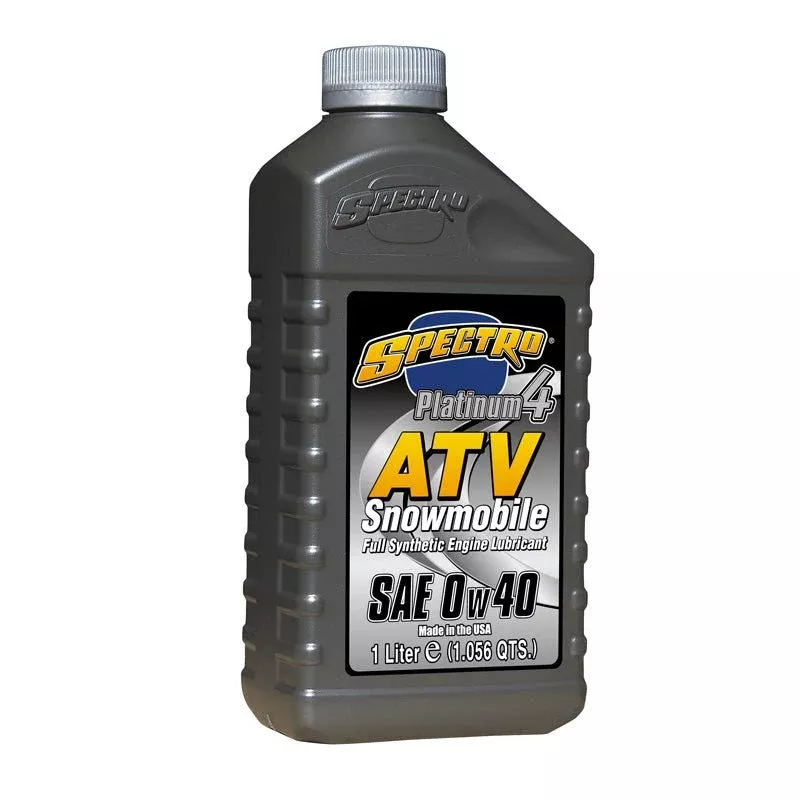 Spectro Synthetic Platinum 4 ATV/Snowmobile 4T Engine Oil 0W40 (1L)