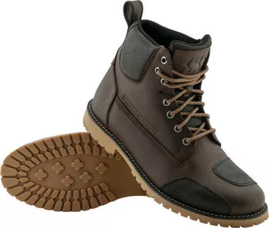 Speed and Strength Call to Arms Brown Black Mens Leather Boots
