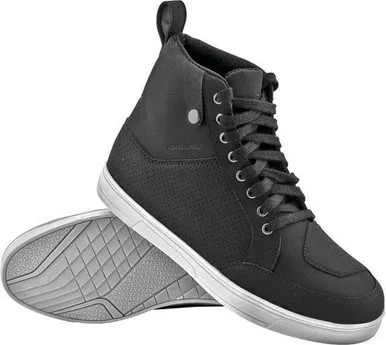 Speed and Strength United by Black White Mens Shoes