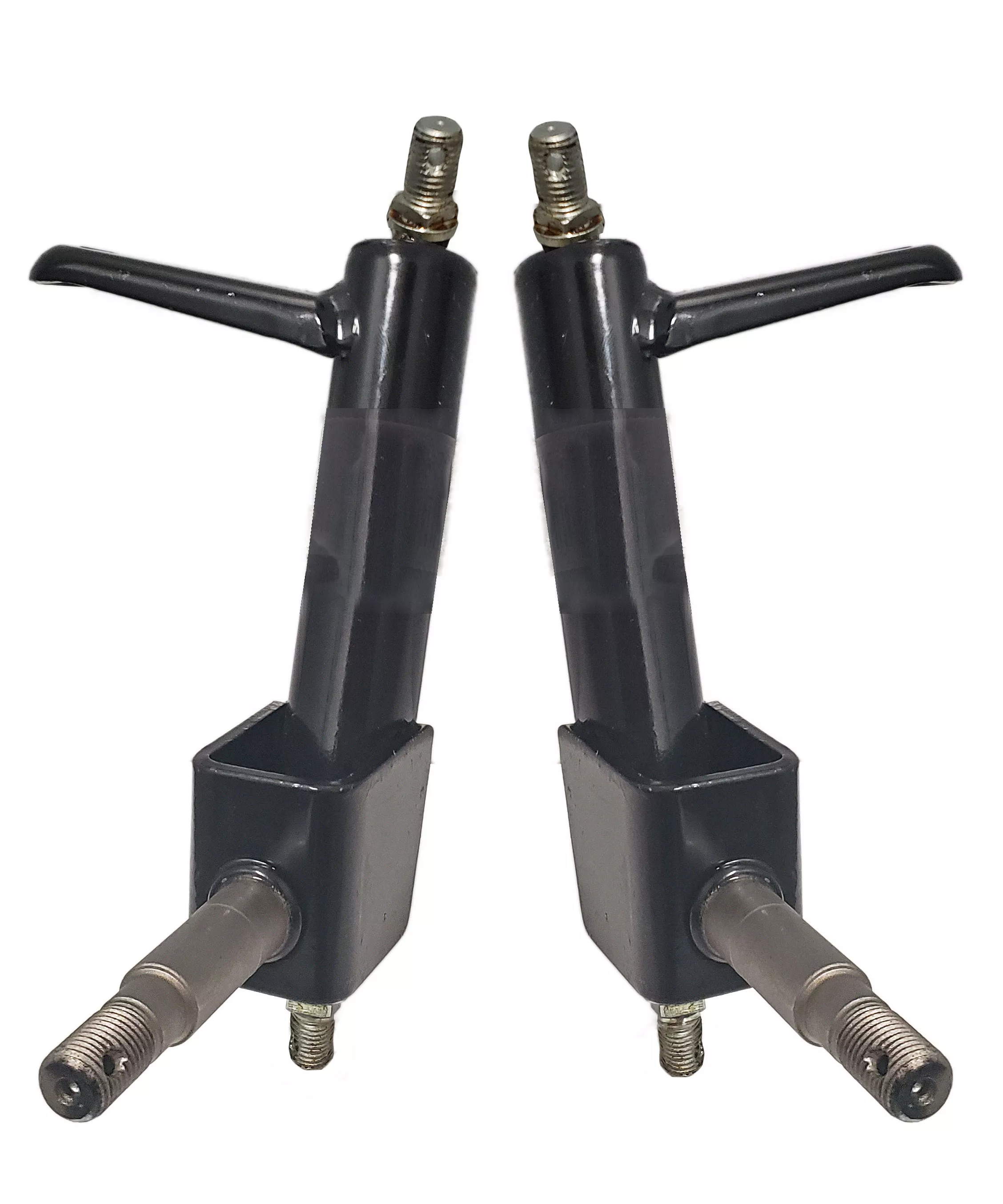 Spindle & Ball Joint Assembly (Improved) For Trailmaster MID XRS or Coleman KT196 | Improved Spindle Weld
