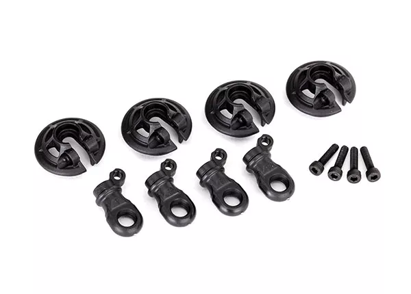 Spring Retainers, Lower (Captured) (4)/ 2.5x10 CS (4)