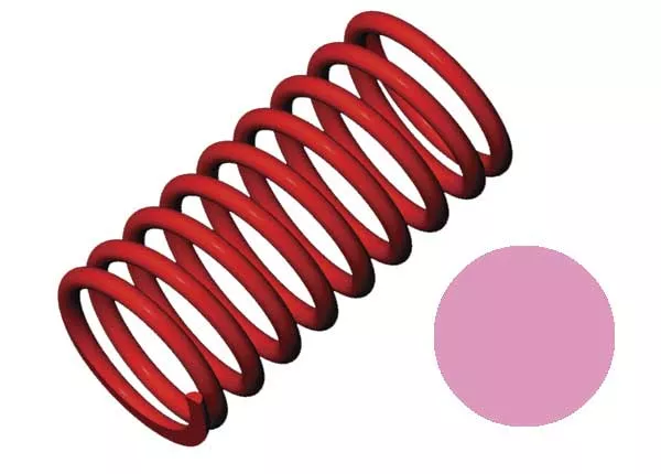 Spring, Shock Red (GTR) (5.4 Rate Pink) (1 Pair)