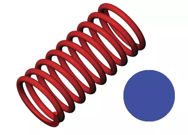 Spring, Shock (Red) (GTR) (5.9 Rate Blue) (Std. Rear 120mm) (1 Pair)