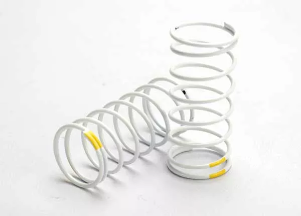 Spring, Shock (White) (GTR) (Front 0.7 Yellow) (1 Pair)