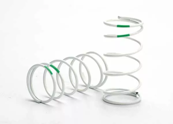 Spring, Shock (White) (GTR) (Std. Front) (1.1 Rate Green) (1 Pair)